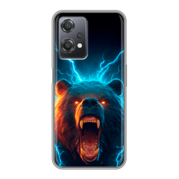 Силиконовый чехол на OnePlus Nord CE 2 Lite с принтом Медведь