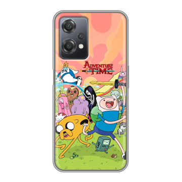 Силиконовый чехол на OnePlus Nord CE 2 Lite с принтом Adventure time Время приключений