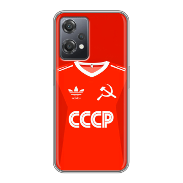 Силиконовый чехол на OnePlus Nord CE 2 Lite с принтом Флаг Герб СССР