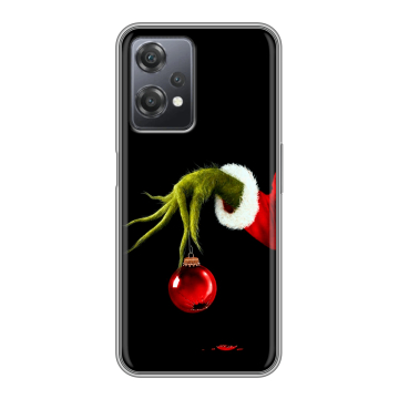 Силиконовый чехол на OnePlus Nord CE 2 Lite с принтом Новый год Гринч