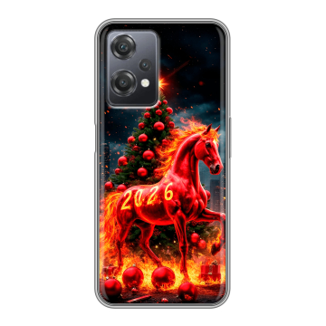 Силиконовый чехол на OnePlus Nord CE 2 Lite с принтом Новый год