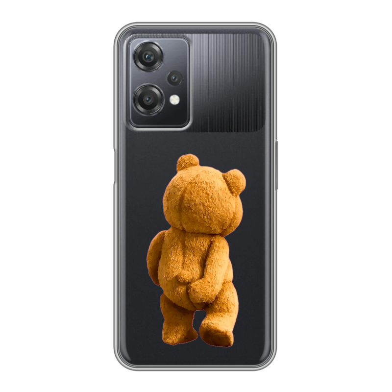 Силиконовый чехол на OnePlus Nord CE 2 Lite с принтом Медведь Силиконовый чехол на OnePlus Nord CE 2 Lite с принтом Медведь