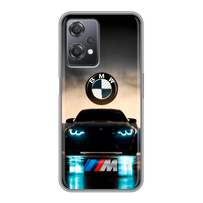 Силиконовый чехол на OnePlus Nord CE 2 Lite с принтом БМВ BMW Силиконовый чехол на OnePlus Nord CE 2 Lite с принтом БМВ BMW