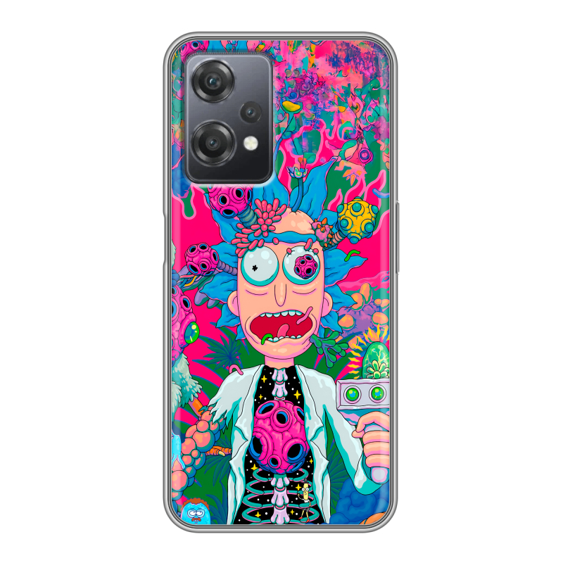 Силиконовый чехол на OnePlus Nord CE 2 Lite с принтом Рик и Морти Rick Morty Силиконовый чехол на OnePlus Nord CE 2 Lite с принтом Рик и Морти Rick Morty