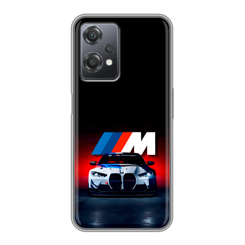 Силиконовый чехол на OnePlus Nord CE 2 Lite с принтом БМВ BMW Силиконовый чехол на OnePlus Nord CE 2 Lite с принтом БМВ BMW