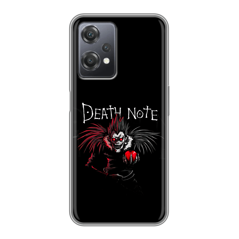 Силиконовый чехол на OnePlus Nord CE 2 Lite с принтом Death note Тетрадь смерти Силиконовый чехол на OnePlus Nord CE 2 Lite с принтом Death note Тетрадь смерти