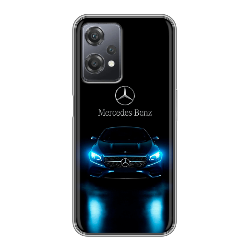 Силиконовый чехол на OnePlus Nord CE 2 Lite с принтом Mercedes Мерседес Силиконовый чехол на OnePlus Nord CE 2 Lite с принтом Mercedes Мерседес