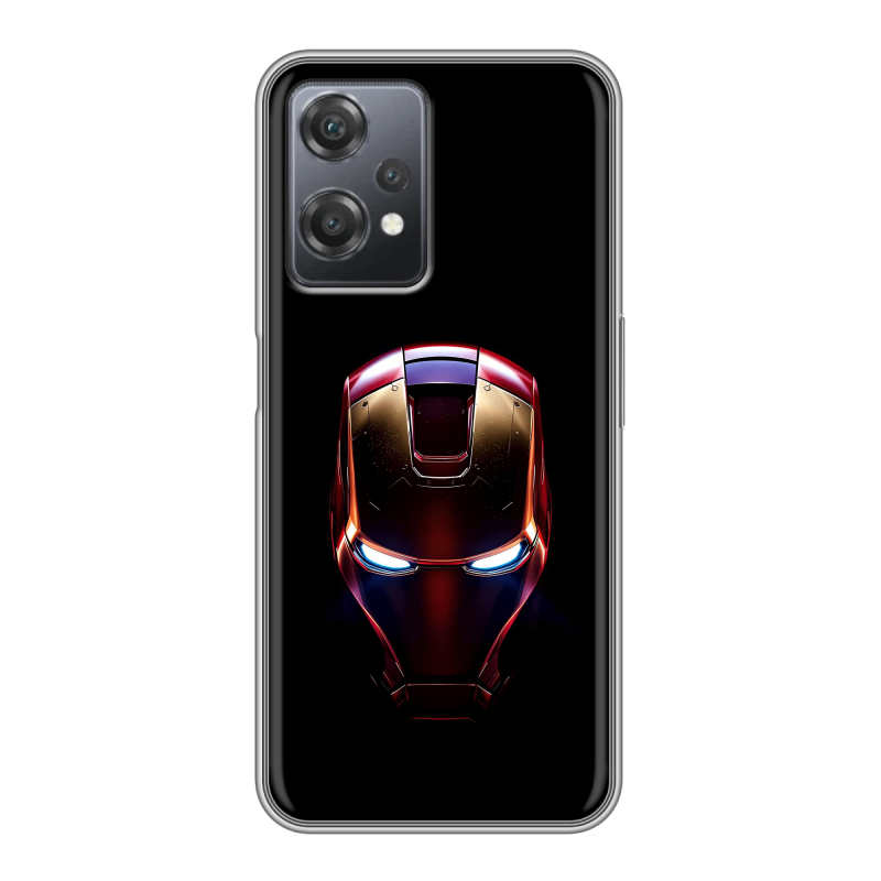 Силиконовый чехол на OnePlus Nord CE 2 Lite с принтом IronMan Железный человек Силиконовый чехол на OnePlus Nord CE 2 Lite с принтом IronMan Железный человек