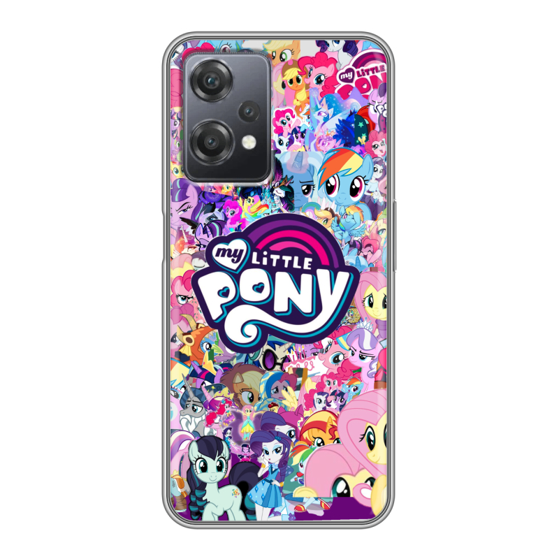 Силиконовый чехол на OnePlus Nord CE 2 Lite с принтом My little pony Дружба чудо Силиконовый чехол на OnePlus Nord CE 2 Lite с принтом My little pony Дружба чудо