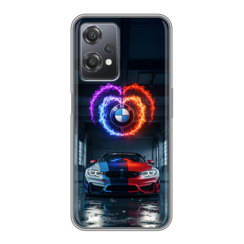 Силиконовый чехол на OnePlus Nord CE 2 Lite с принтом BMW БМВ Силиконовый чехол на OnePlus Nord CE 2 Lite с принтом BMW БМВ