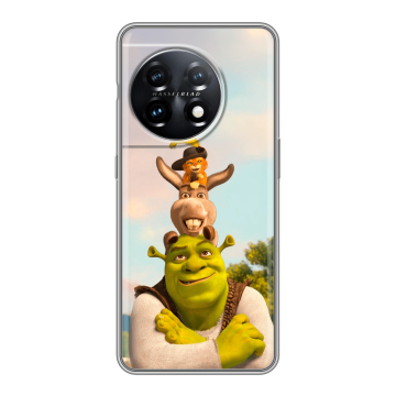 Силиконовый чехол на OnePlus 11 с принтом Шрек Shrek