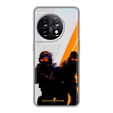 Силиконовый чехол на OnePlus 11 с принтом Контер страйк Counter strike Силиконовый чехол на OnePlus 11 с принтом Контер страйк Counter strike