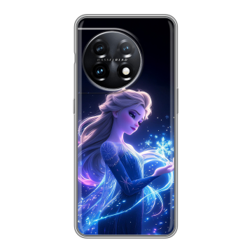 Силиконовый чехол на OnePlus 11 с принтом Холодное сердце Frozen