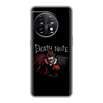 Силиконовый чехол на OnePlus 11 с принтом Death note Тетрадь смерти