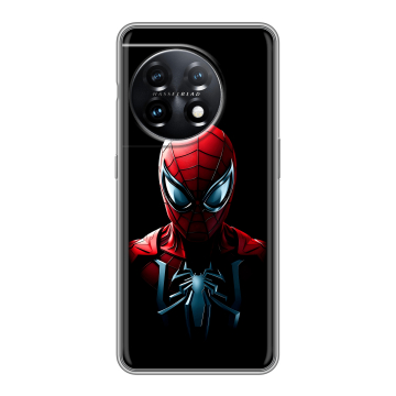 Силиконовый чехол на OnePlus 11 с принтом Spiderman Человек паук