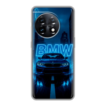 Силиконовый чехол на OnePlus 11 с принтом BMW БМВ