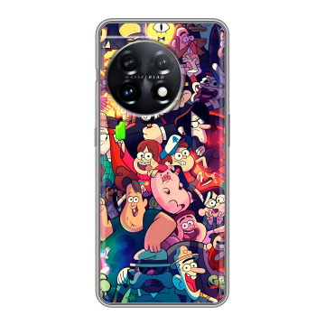 Силиконовый чехол на OnePlus 11 с принтом Gravity Falls Гравити Фолз