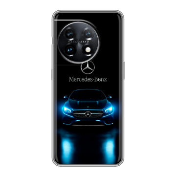 Силиконовый чехол на OnePlus 11 с принтом Mercedes Мерседес