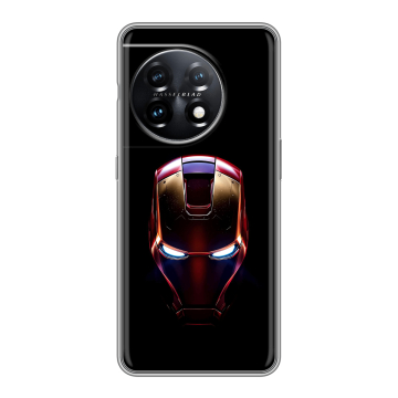 Силиконовый чехол на OnePlus 11 с принтом IronMan Железный человек