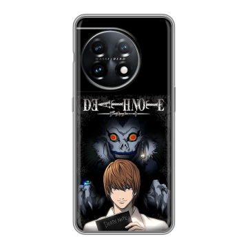 Силиконовый чехол на OnePlus 11 с принтом Death note Тетрадь смерти