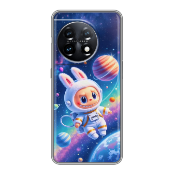 Силиконовый чехол на OnePlus 11 с принтом Labubu Лабубу