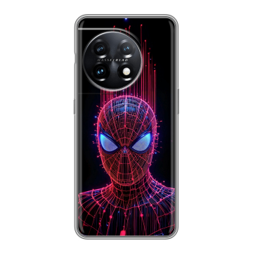 Силиконовый чехол на OnePlus 11 с принтом Spiderman Человек паук