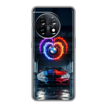 Силиконовый чехол на OnePlus 11 с принтом BMW БМВ