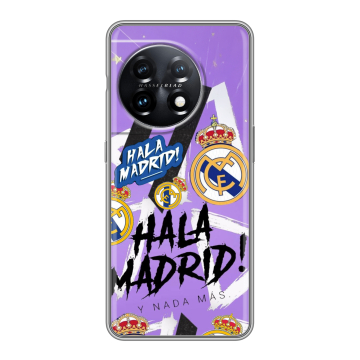 Силиконовый чехол на OnePlus 11 с принтом Real Madrid Реал Мадрид