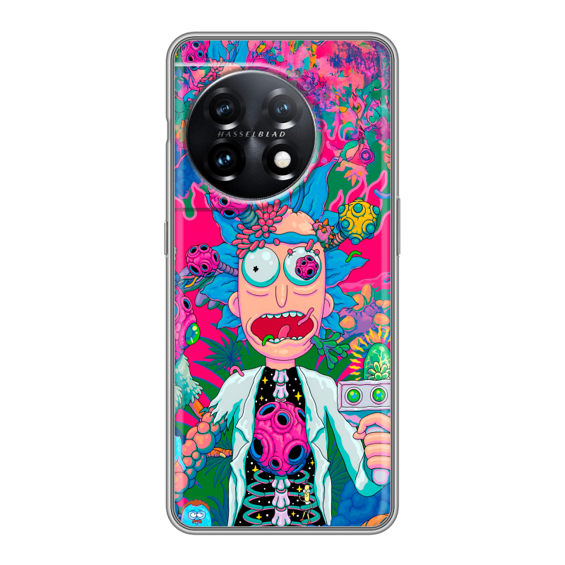 Силиконовый чехол на OnePlus 11 с принтом Рик и Морти Rick Morty Силиконовый чехол на OnePlus 11 с принтом Рик и Морти Rick Morty