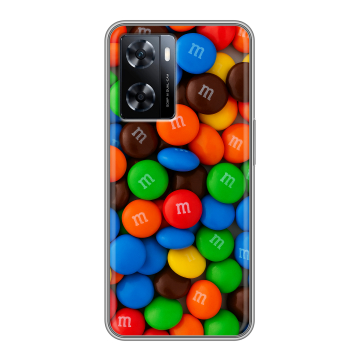 Силиконовый чехол на OnePlus Nord N20 SE с принтом Конфеты