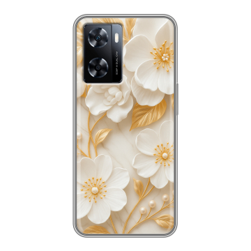 Силиконовый чехол на OnePlus Nord N20 SE с принтом Цветы