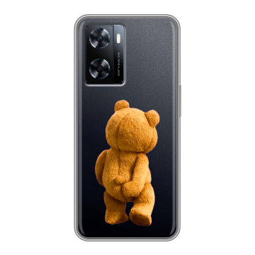 Силиконовый чехол на OnePlus Nord N20 SE с принтом Медведь
