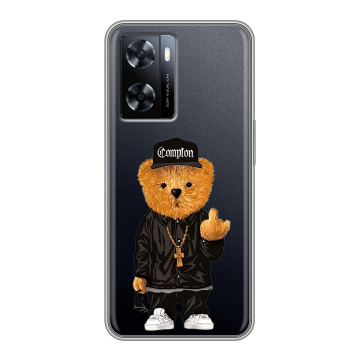 Силиконовый чехол на OnePlus Nord N20 SE с принтом Плюшевый медведь
