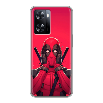 Силиконовый чехол на OnePlus Nord N20 SE с принтом Дедпул Deadpool Силиконовый чехол на OnePlus Nord N20 SE с принтом Дедпул Deadpool