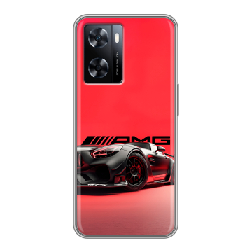 Силиконовый чехол на OnePlus Nord N20 SE с принтом Мерседес Mercedes AMG