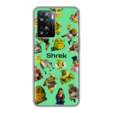 Силиконовый чехол на OnePlus Nord N20 SE с принтом Шрек Shrek
