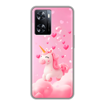 Силиконовый чехол на OnePlus Nord N20 SE с принтом Единорог Силиконовый чехол на OnePlus Nord N20 SE с принтом Единорог