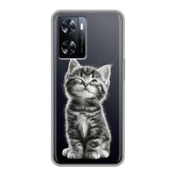 Силиконовый чехол на OnePlus Nord N20 SE с принтом Котенок