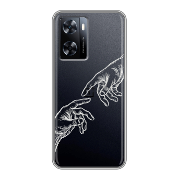 Силиконовый чехол на OnePlus Nord N20 SE с принтом Сотворение мира