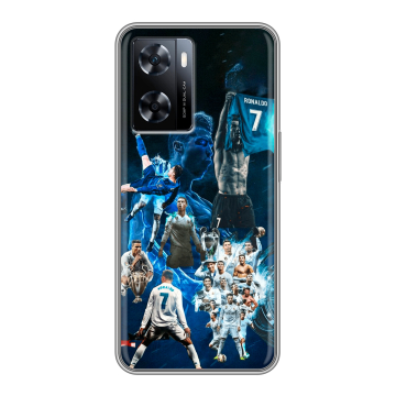 Силиконовый чехол на OnePlus Nord N20 SE с принтом Реал Роналдо Силиконовый чехол на OnePlus Nord N20 SE с принтом Реал Роналдо
