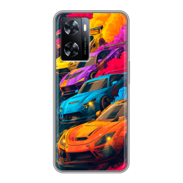 Силиконовый чехол на OnePlus Nord N20 SE с принтом Тачки