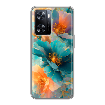 Силиконовый чехол на OnePlus Nord N20 SE с принтом Цветы
