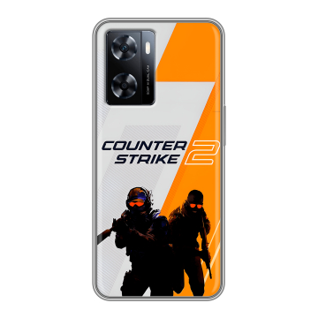Силиконовый чехол на OnePlus Nord N20 SE с принтом Counter Strike