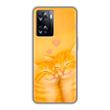 Силиконовый чехол на OnePlus Nord N20 SE с принтом Милые котята