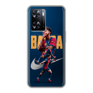 Силиконовый чехол на OnePlus Nord N20 SE с принтом Барселона Barca Yamal 