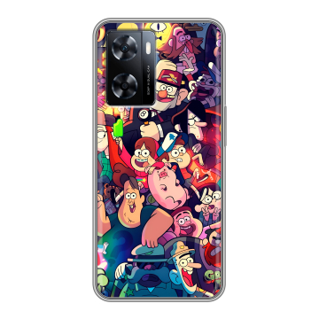 Силиконовый чехол на OnePlus Nord N20 SE с принтом Gravity Falls Гравити Фолз