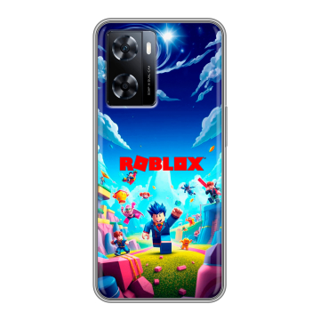 Силиконовый чехол на OnePlus Nord N20 SE с принтом Roblox Роблокс Силиконовый чехол на OnePlus Nord N20 SE с принтом Roblox Роблокс