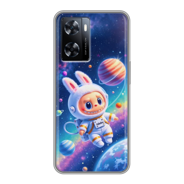 Силиконовый чехол на OnePlus Nord N20 SE с принтом Labubu Лабубу