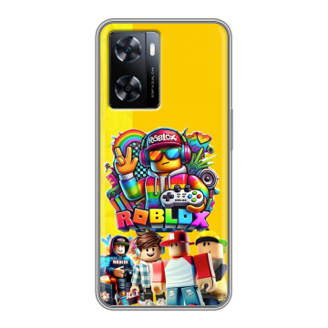 Силиконовый чехол на OnePlus Nord N20 SE с принтом Roblox Роблокс Силиконовый чехол на OnePlus Nord N20 SE с принтом Roblox Роблокс