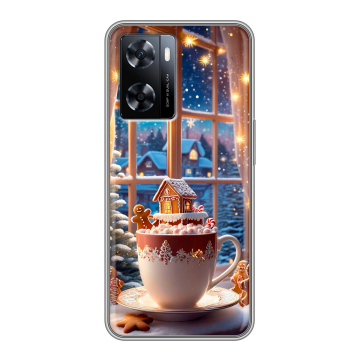 Силиконовый чехол на OnePlus Nord N20 SE с принтом Новый год